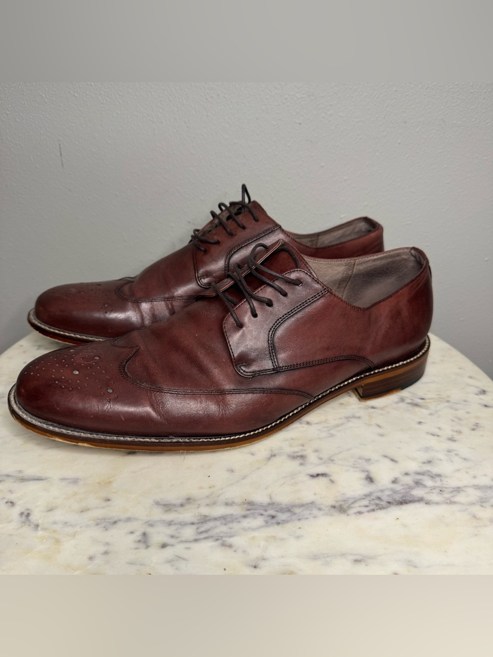 Banana Republic Men's Dress Shoes Size 13 M Leather Upper brown